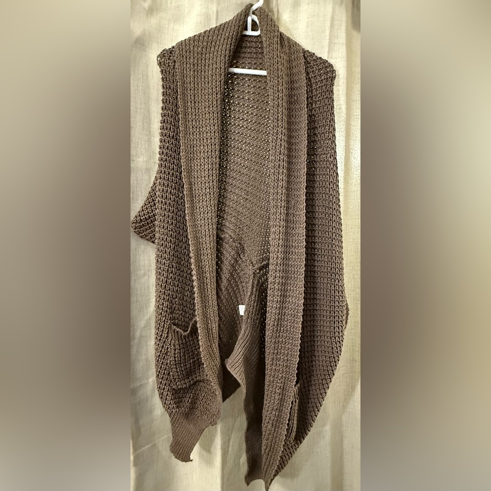 Trina Turk Taupe Knit Pullover